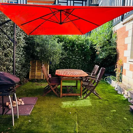 아파트 Le Santa, Bel Appartement, Parking Et Jardin Prive 도빌